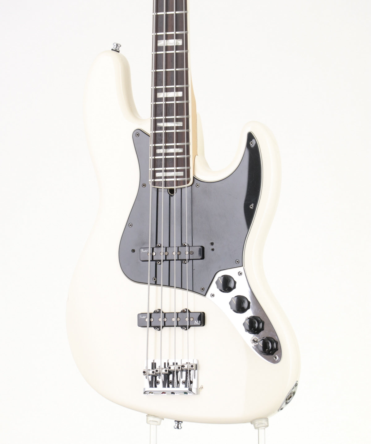 [SN DZ9346709] USED Fender USA / American Deluxe Jazz Bass Olympic White [06]