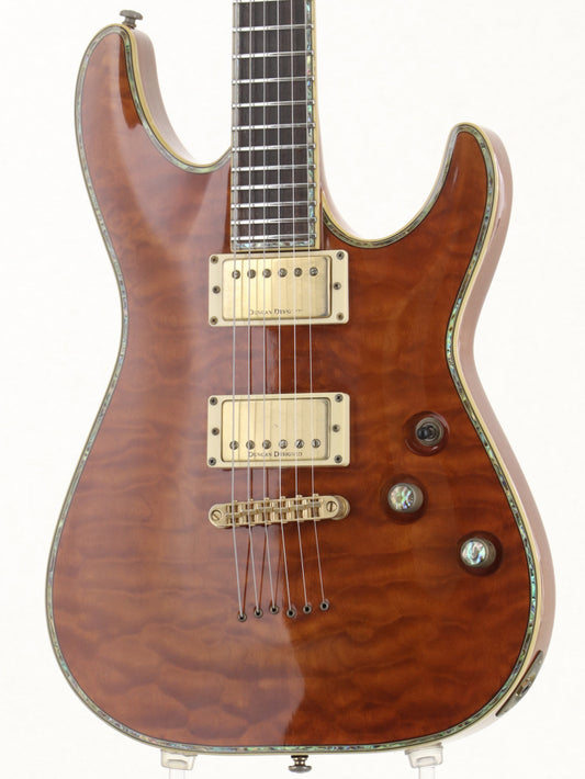 [SN 0718199] USED SCHECTER / C-1 ELITE Trans Amber [3.13kg] Schecter Electric Guitar [08]