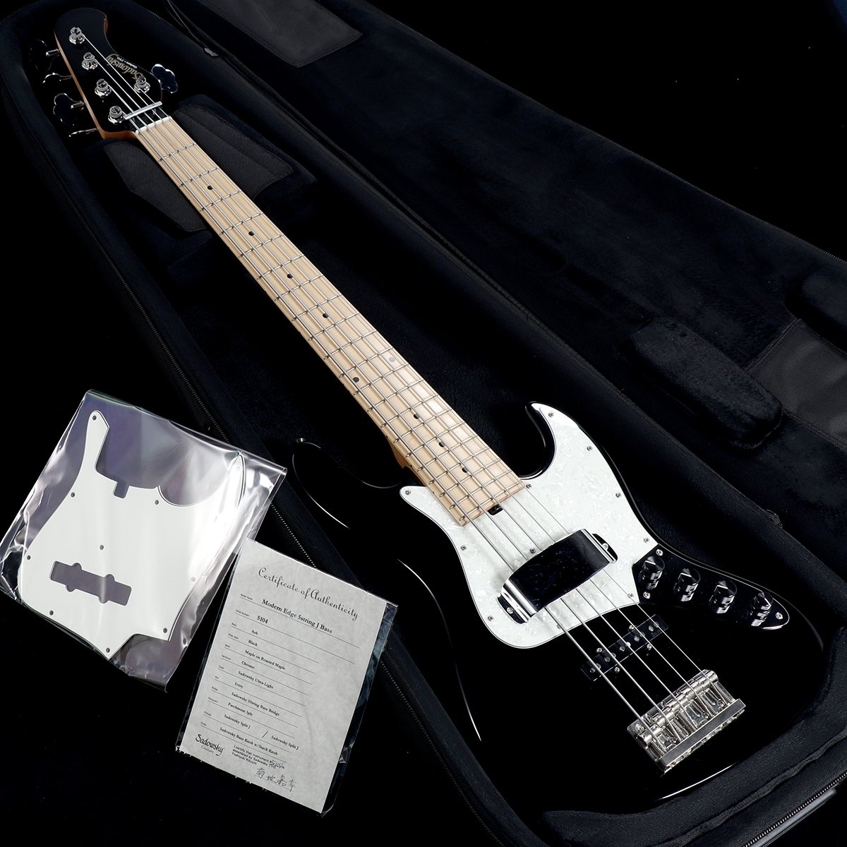 [SN 5104] USED Saodowsky TYO / Modern Edge 5st J Bass Black [05]