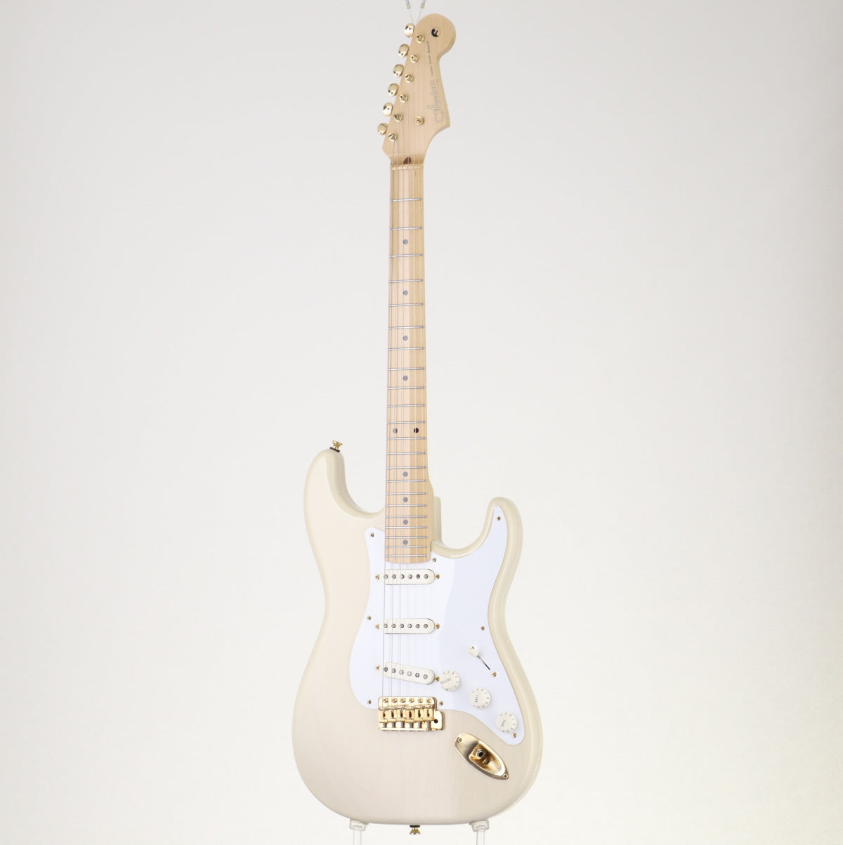 [SN 00038] USED Freedom Custom Guitar Research / Semi Order ST Ash Maple Gold Hardware White Blonde [06]