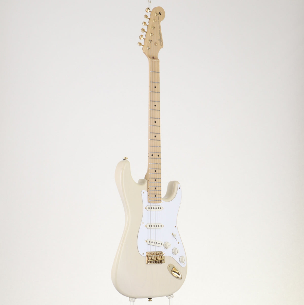 [SN 00038] USED Freedom Custom Guitar Research / Semi Order ST Ash Maple Gold Hardware White Blonde [06]