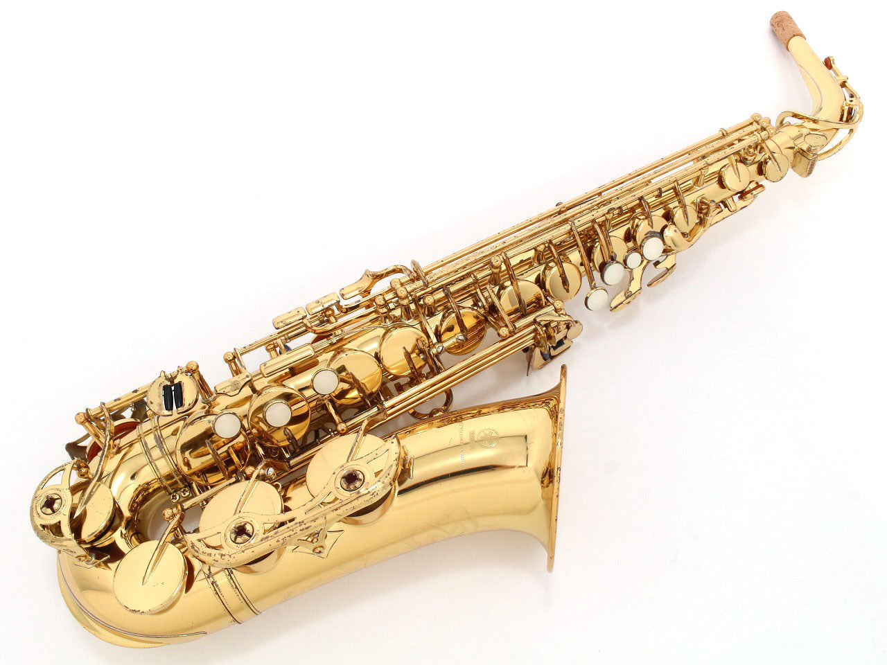 [SN E63568] USED YAMAHA / Alto saxophone YAS-62 62Neck current model, all tampos replaced [09]