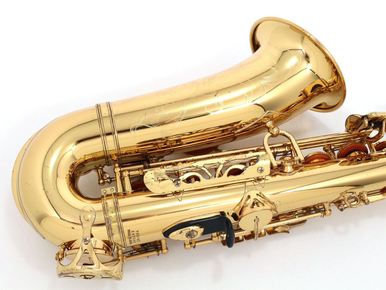 [SN E63568] USED YAMAHA / Alto saxophone YAS-62 62Neck current model, all tampos replaced [09]