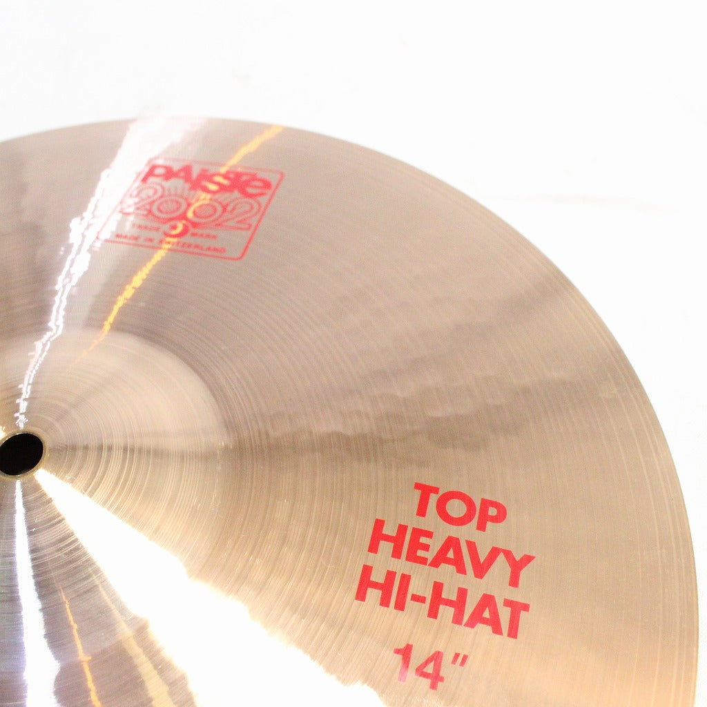 USED PAISTE / 2002 14inch HEAVY HIHAT SET 984/1044g paiste hi-hat cymbal [08]