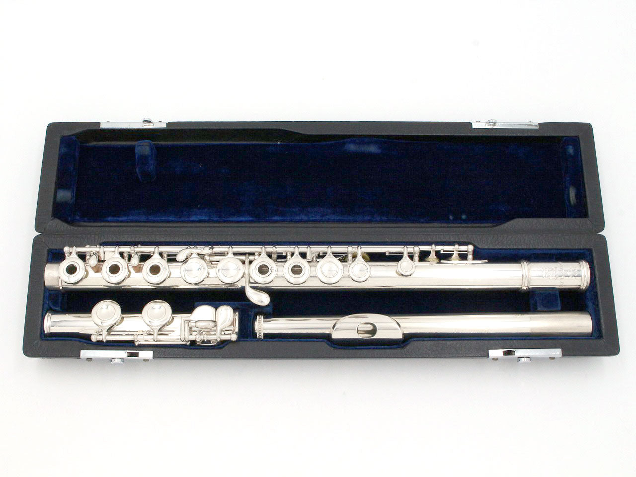 [SN 55530] USED SANKYO / Flute ARTIST IRC all silver ring key [09]