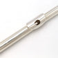 [SN 55530] USED SANKYO / Flute ARTIST IRC all silver ring key [09]