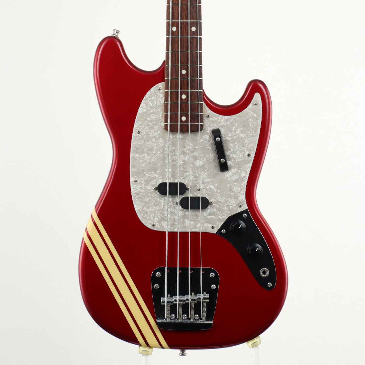 [SN CIJ Q067313] USED Fender Japan / MB98-75SD (Yellow White Stripe) Old Candy Apple Red [11]