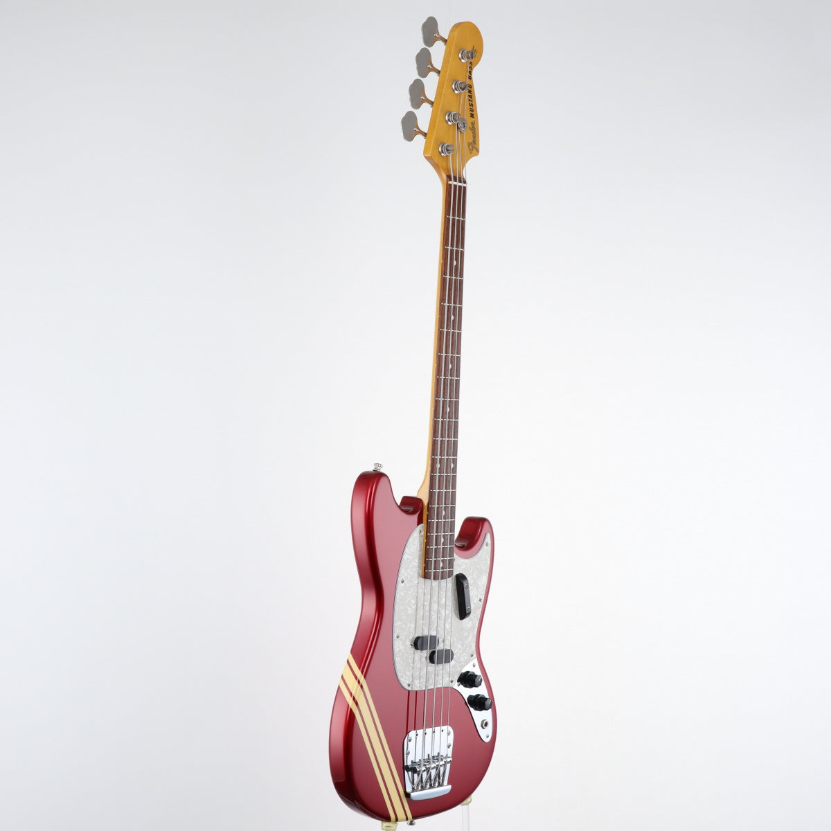 [SN CIJ Q067313] USED Fender Japan / MB98-75SD (Yellow White Stripe) Old Candy Apple Red [11]