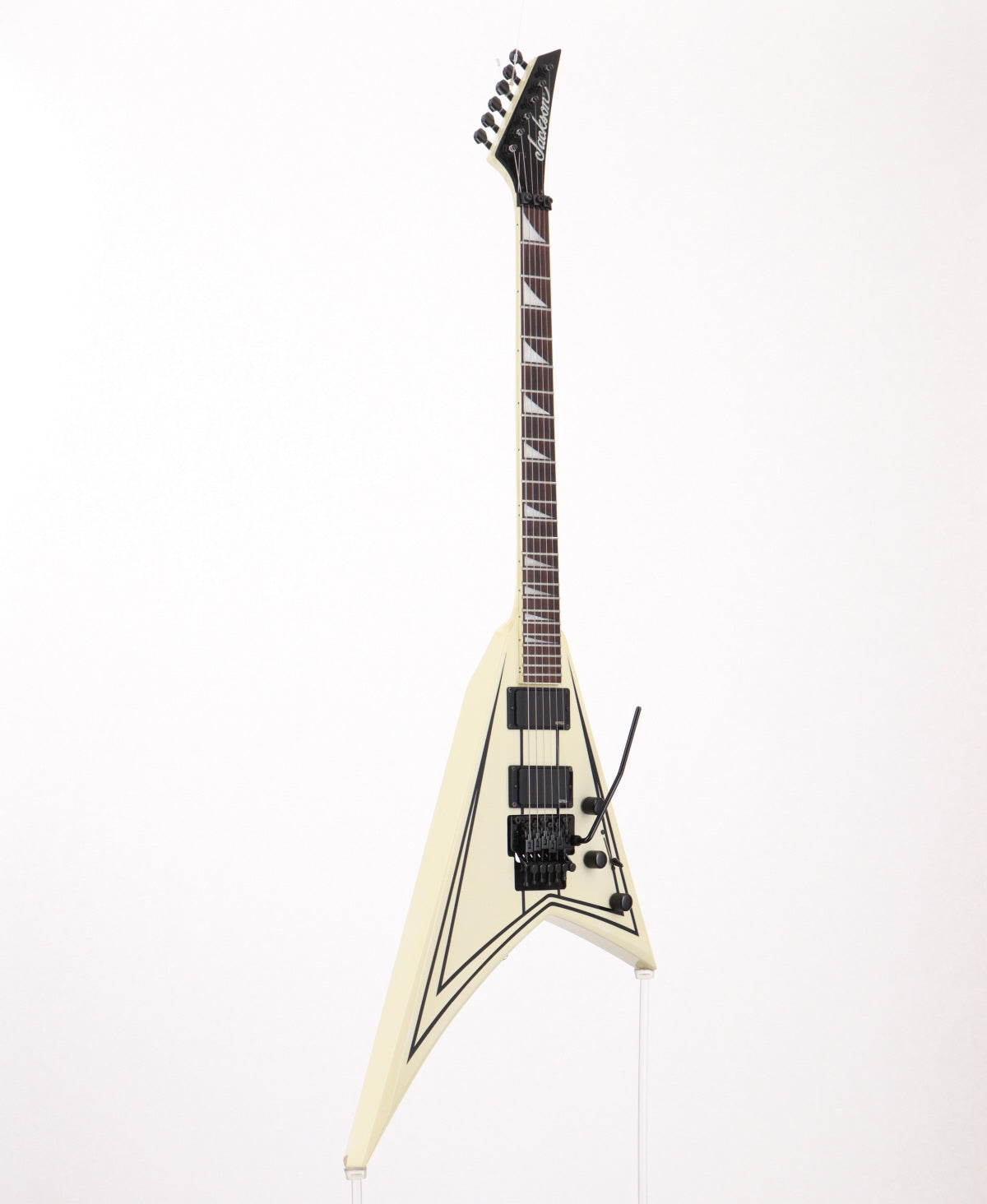 [SN 1205611] USED Jackson / X Series RRXMG White w/Black Pinstripes Jackson [3.28kg / made in 2012] [with EMG] [08]