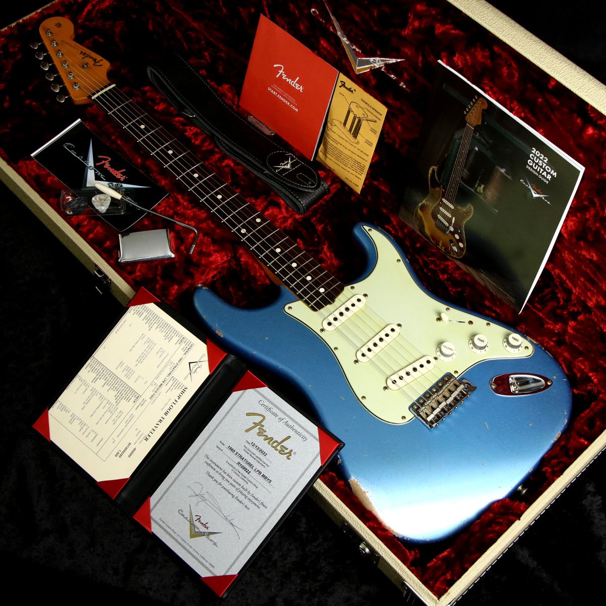 [SN R109922] USED Fender Custom Shop / MBS 1960 Stratocaster Relic Lake Placid Blue By Yuriy Shishkov [03]