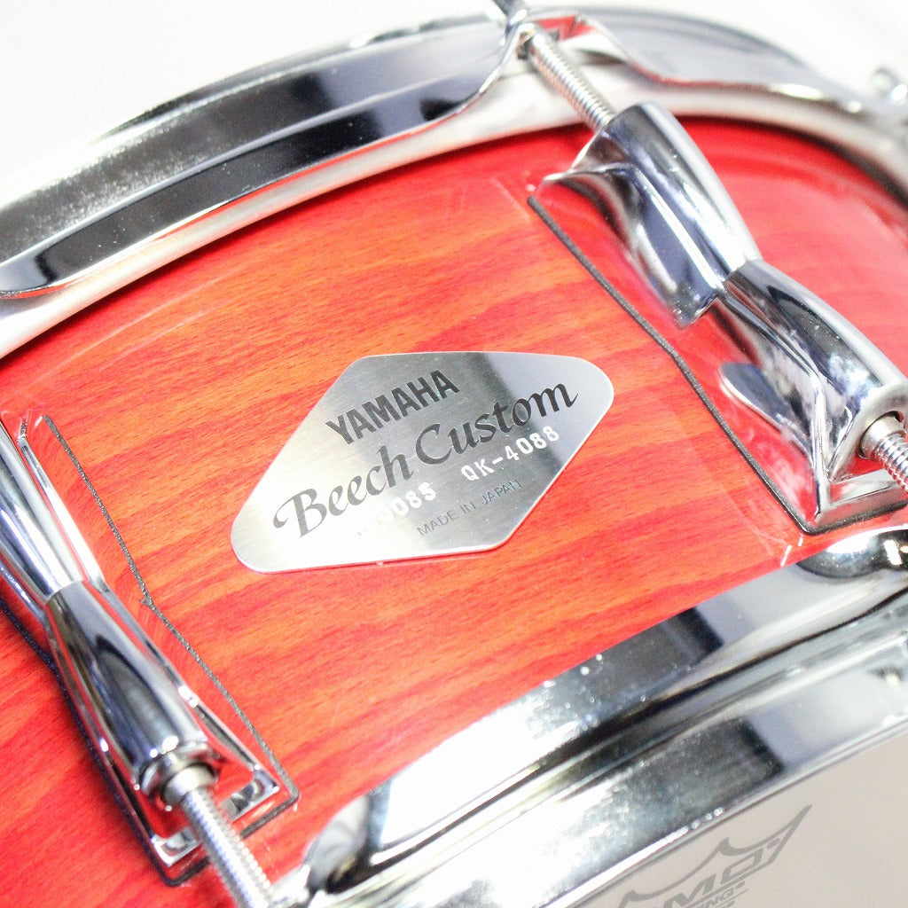 USED YAMAHA / WSD085 Beech Custom Snare #RED APPLE 14×5.5 Yamaha Beech Custom [09]