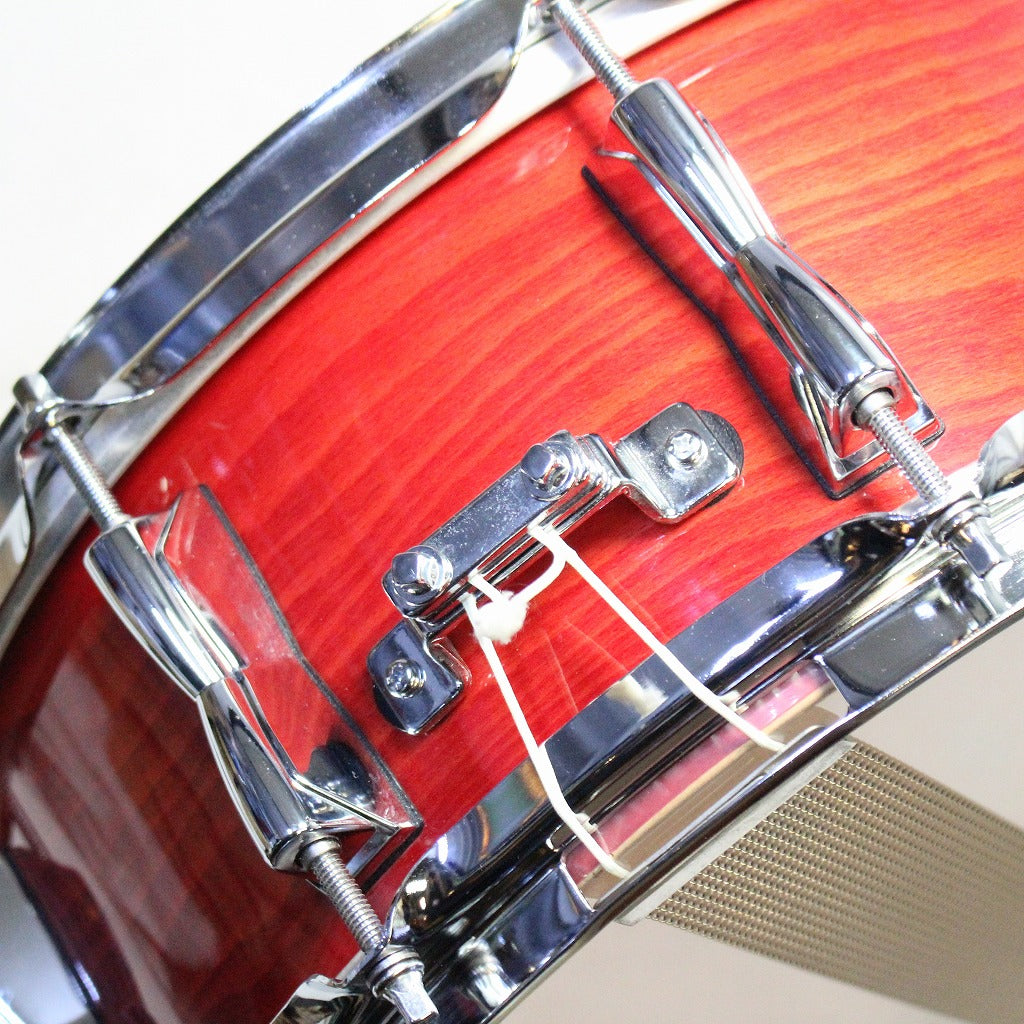 USED YAMAHA / WSD085 Beech Custom Snare #RED APPLE 14×5.5 Yamaha Beech Custom [09]