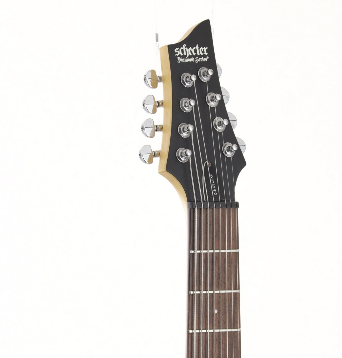 [SN IW17051386] USED SCHECTER / C-8 Deluxe Satin Black (8-string guitar) [2017/3.65kg] Schecter Electric Guitar [08]