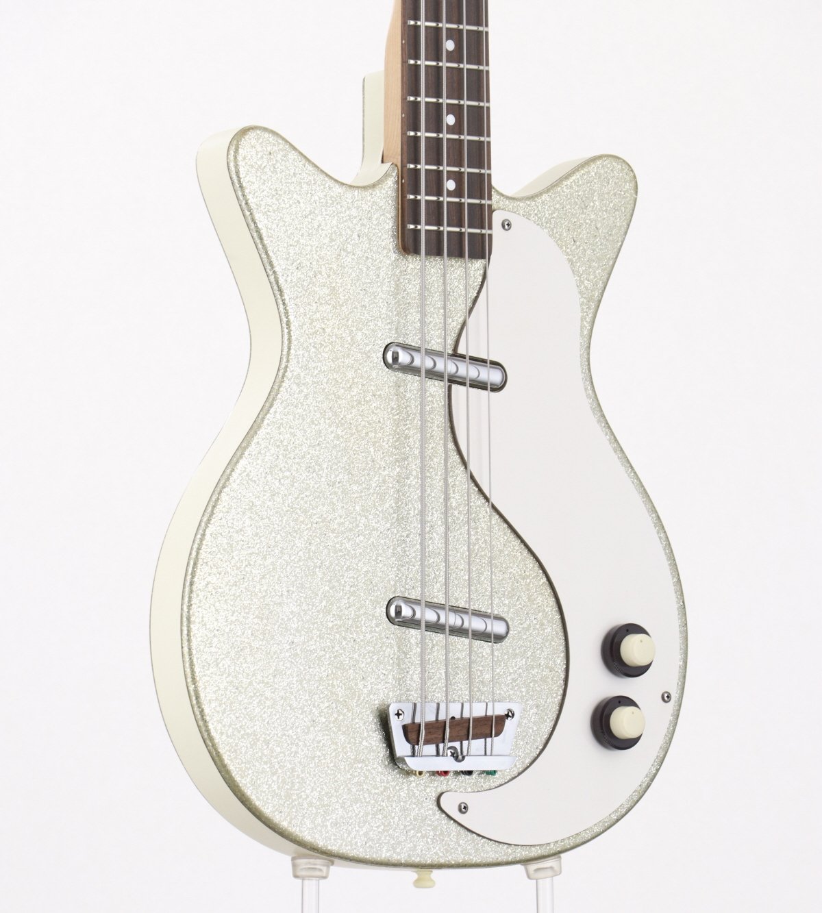 [SN 029903671] USED DANELECTRO / 59DC Long Scale Bass Silver Sparkle [03]