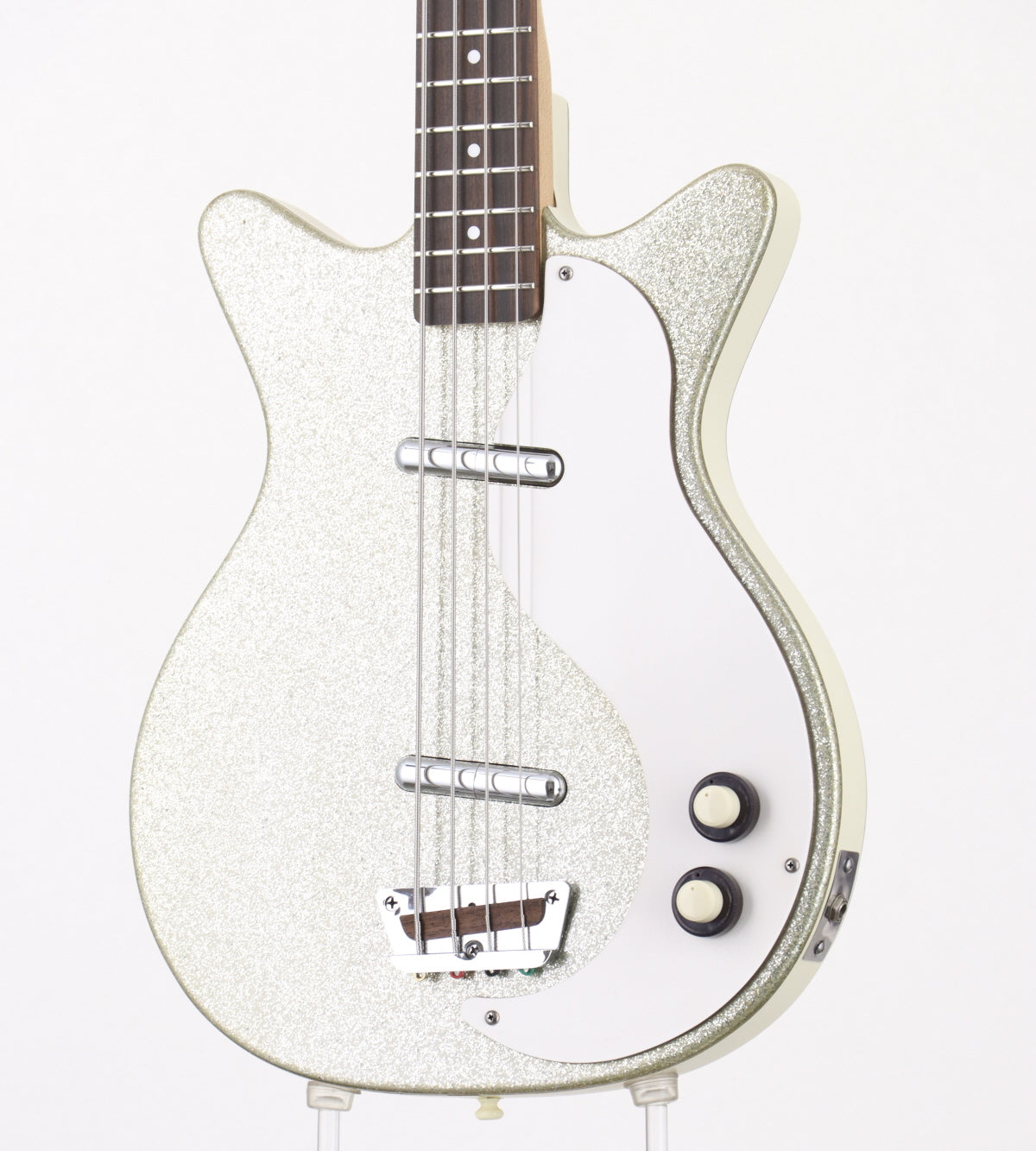 [SN 029903671] USED DANELECTRO / 59DC Long Scale Bass Silver Sparkle [03]