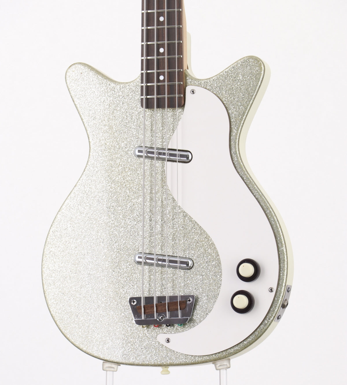 [SN 029903671] USED DANELECTRO / 59DC Long Scale Bass Silver Sparkle [03]