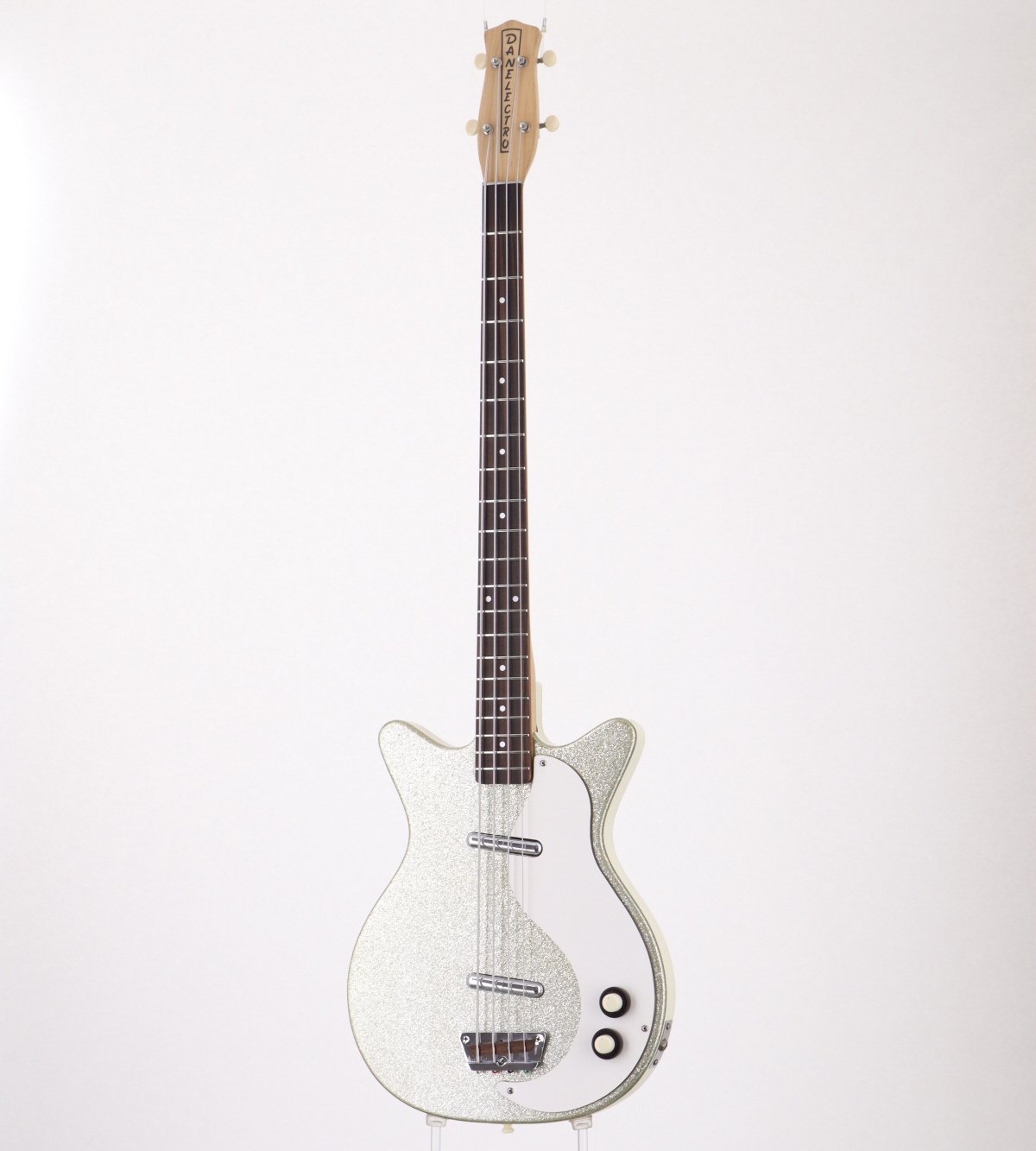 [SN 029903671] USED DANELECTRO / 59DC Long Scale Bass Silver Sparkle [03]