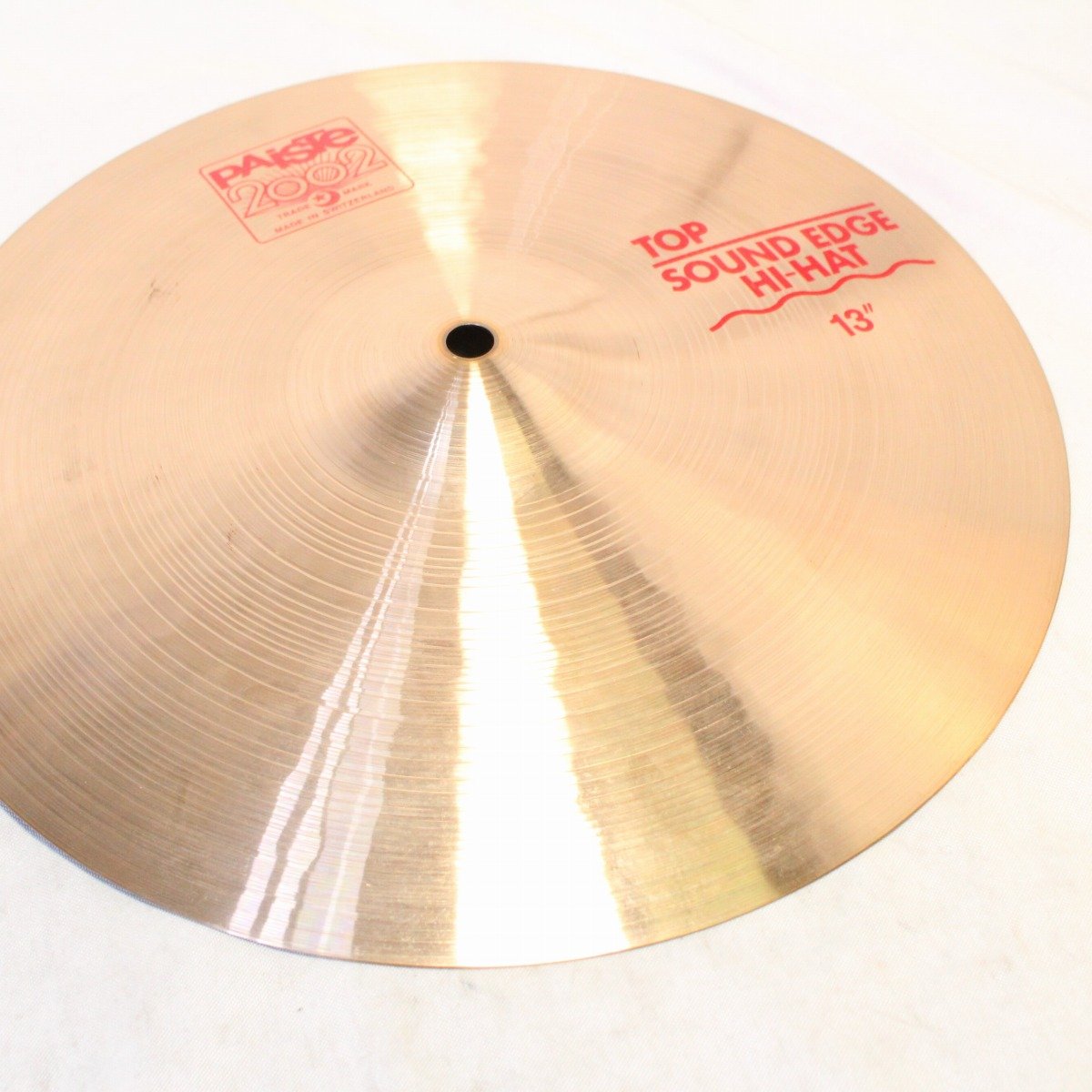 [SN TOP12040663] USED PAISTE / 2002-13" SoundEdge HiHat Set 784/830g [08]