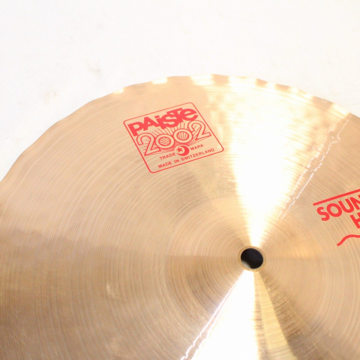 [SN TOP12040663] USED PAISTE / 2002-13" SoundEdge HiHat Set 784/830g [08]