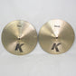 USED Zildjian / 14" K HIHAT TOP&amp;BOTTOM Hi-Hat Set [09]