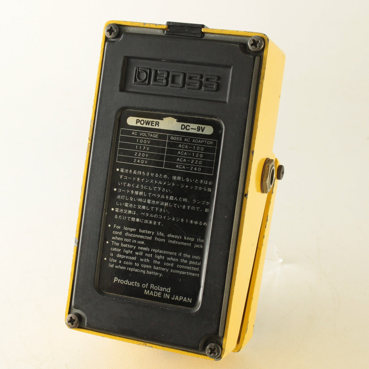 BOSS 1978年製 OD-1 【Raytheon RC3403ADB】銀ネジ・スケルトン