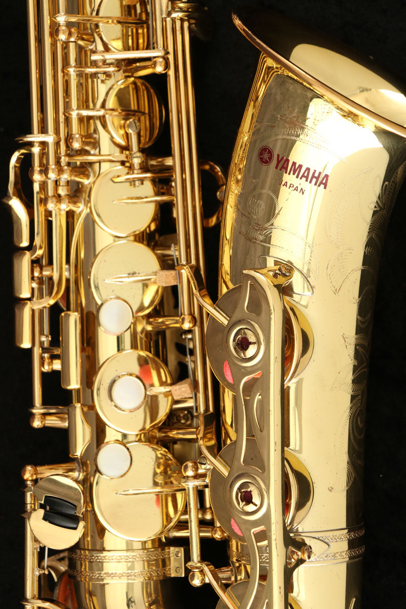 [SN 1115] USED YAMAHA YAMAHA / Allto YAS-62, all tampos replaced, alto saxophone, Purple LOGO [03]