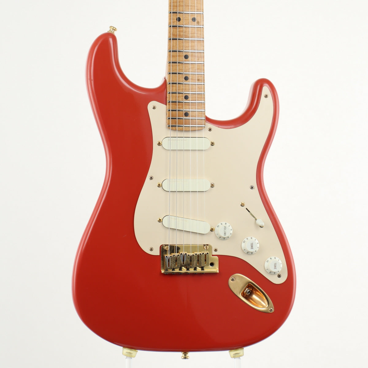 [SN R15719] USED Fender Custom Shop / MBS 1961 Hank Marvin Stratocaster N.O.S. Fiesta Red by Mark Kendrick [20]