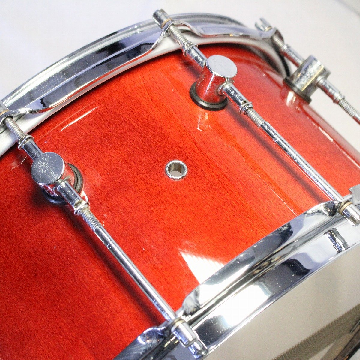 [SN 809] USED SONOR / HILITE SERIES HD-700 Red Maple 14×7 Sonor Highlight Snare Drum [08]