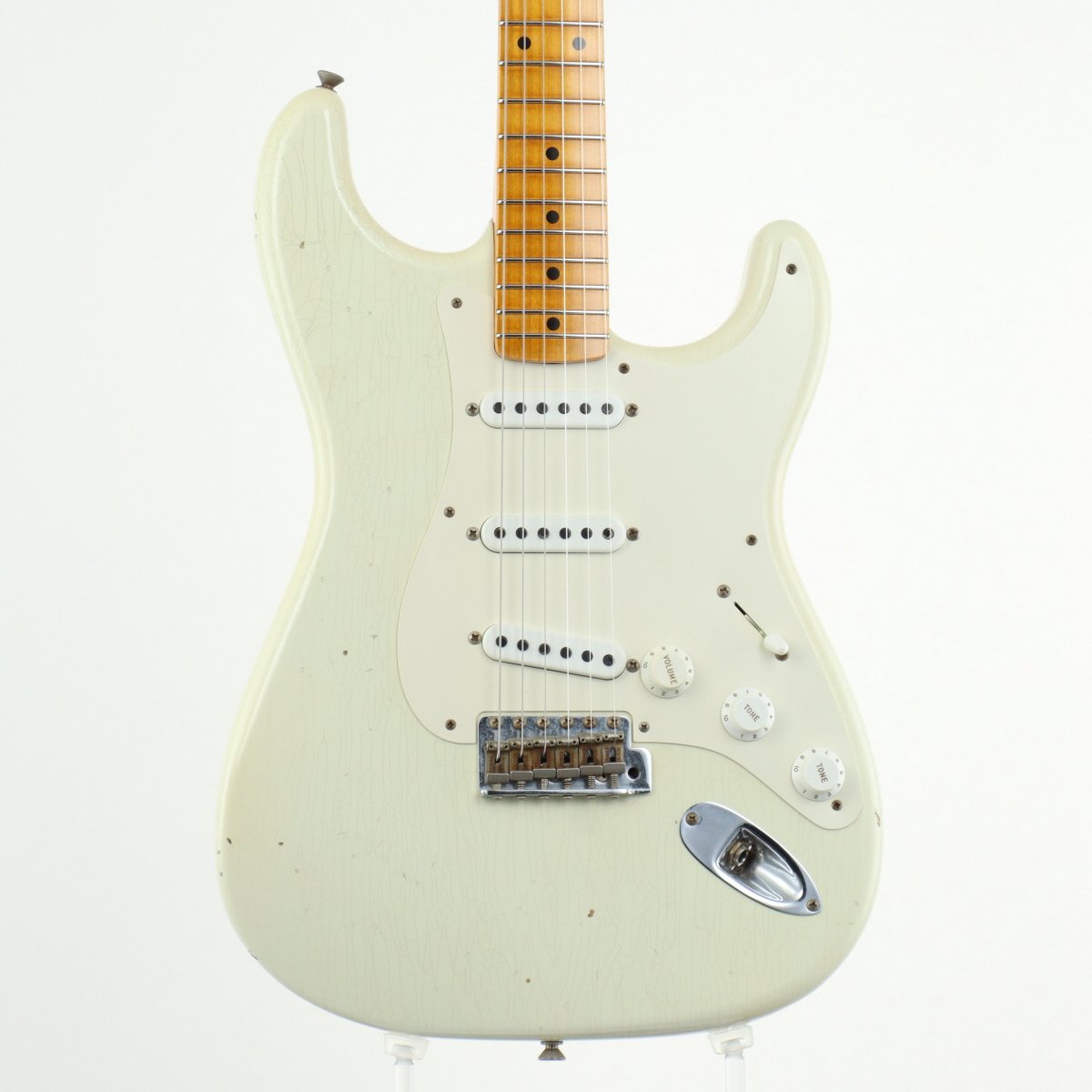 [SN CZ535508] USED Fender Custom Shop / Vintage Custom 1955 Stratocaster Relic Aged Olympic White [11]