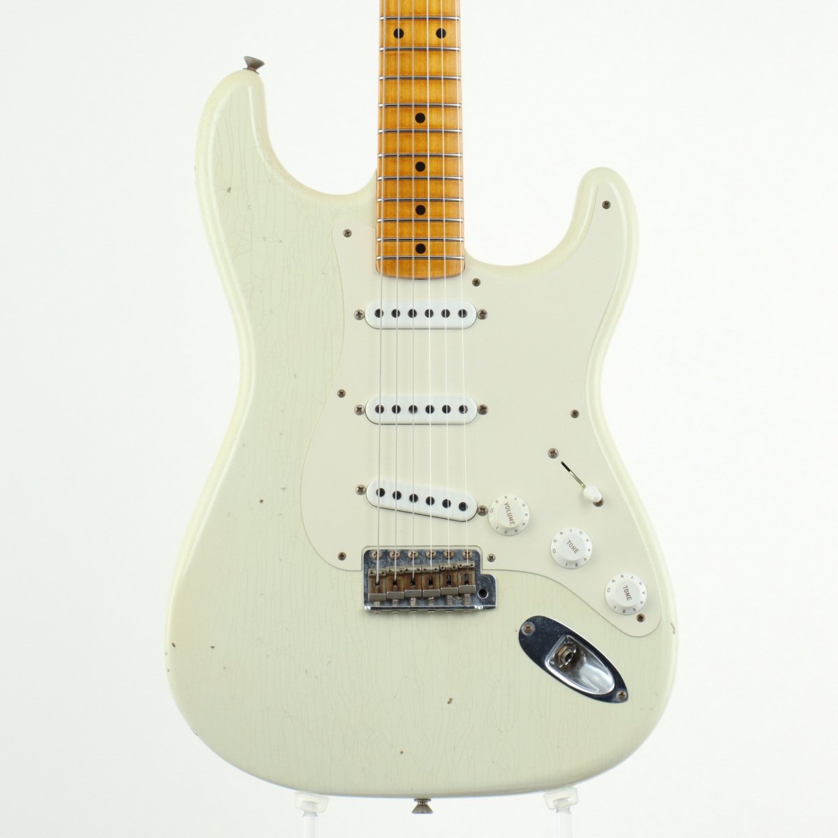 [SN CZ535508] USED Fender Custom Shop / Vintage Custom 1955 Stratocaster Relic Aged Olympic White [11]