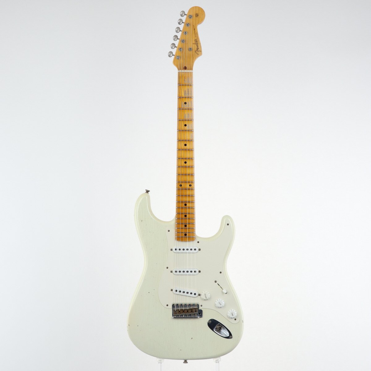 [SN CZ535508] USED Fender Custom Shop / Vintage Custom 1955 Stratocaster Relic Aged Olympic White [11]