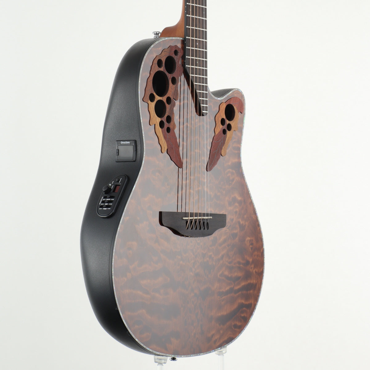 [SN CCV23080277] USED Ovation / Celebrity Elite Exotic Super Shallow Body CE48P-TGE Koa Burst [11]