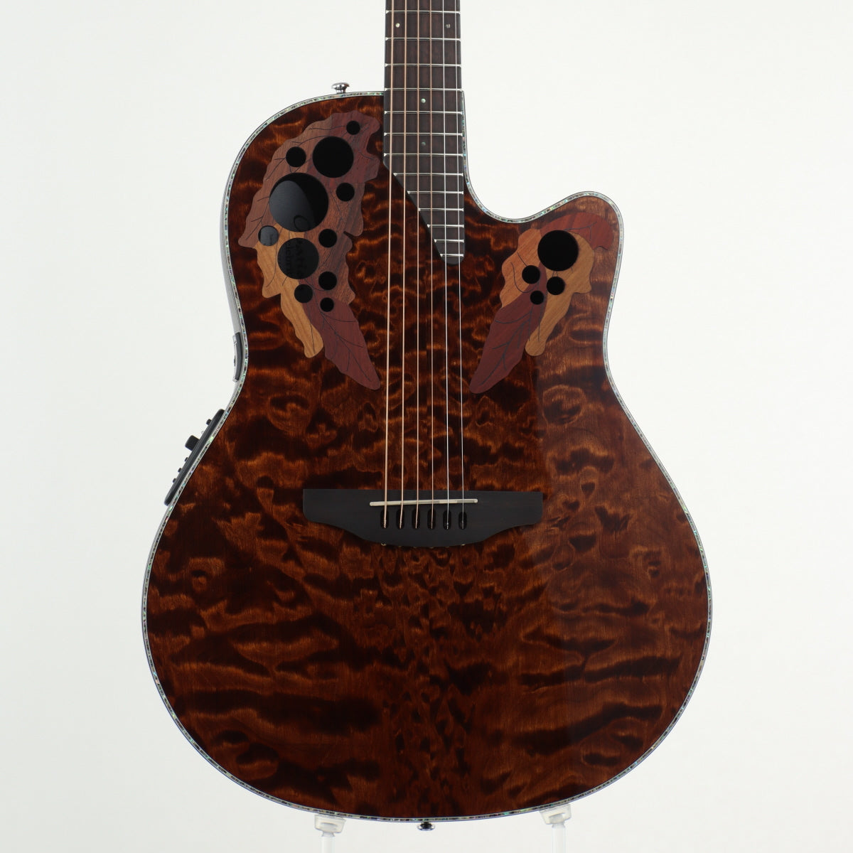 [SN CCV23080277] USED Ovation / Celebrity Elite Exotic Super Shallow Body CE48P-TGE Koa Burst [11]