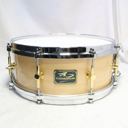 USED CANOPUS / M-1455 The Maple Snare Drum 14×5.5 CANOPUS Snare Drum [08]