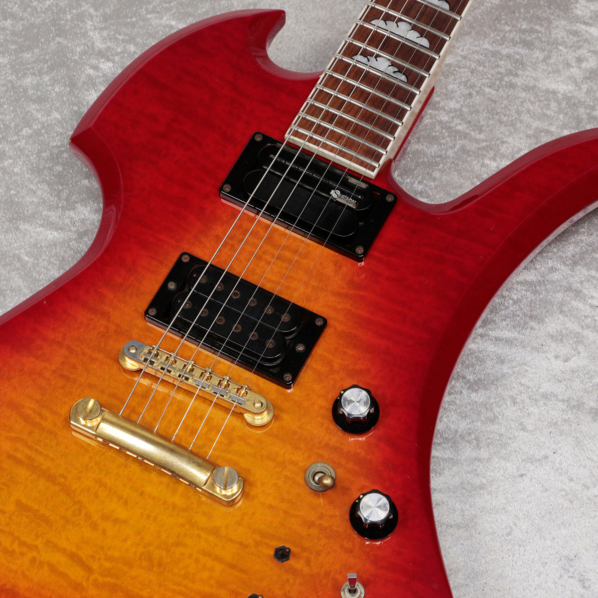 USED Burny / MG-165S / Cherry Sunburst / hide Model [06]