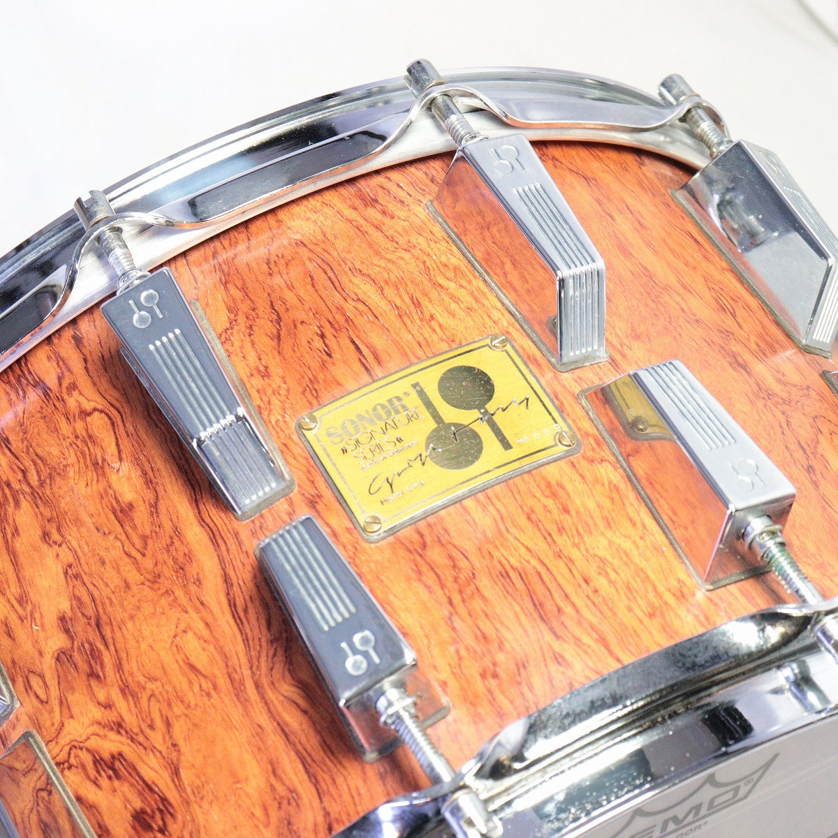 [SN 8689] USED SONOR / SIGNATURE Series HLD-580RH Bubinga 14x8 Sonor Signature Hard Case Included [08]