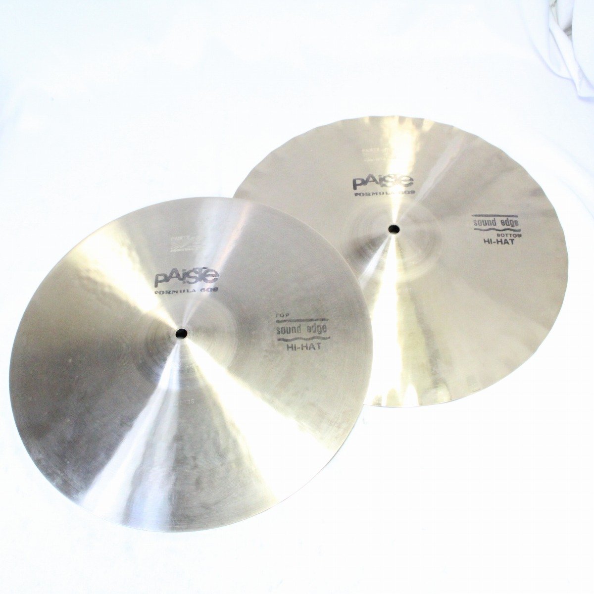 USED PAISTE / FORMULA602 SoundEdge Hihats 15" 1040/1220 Paiste Hi-Hat Cymbals [08]