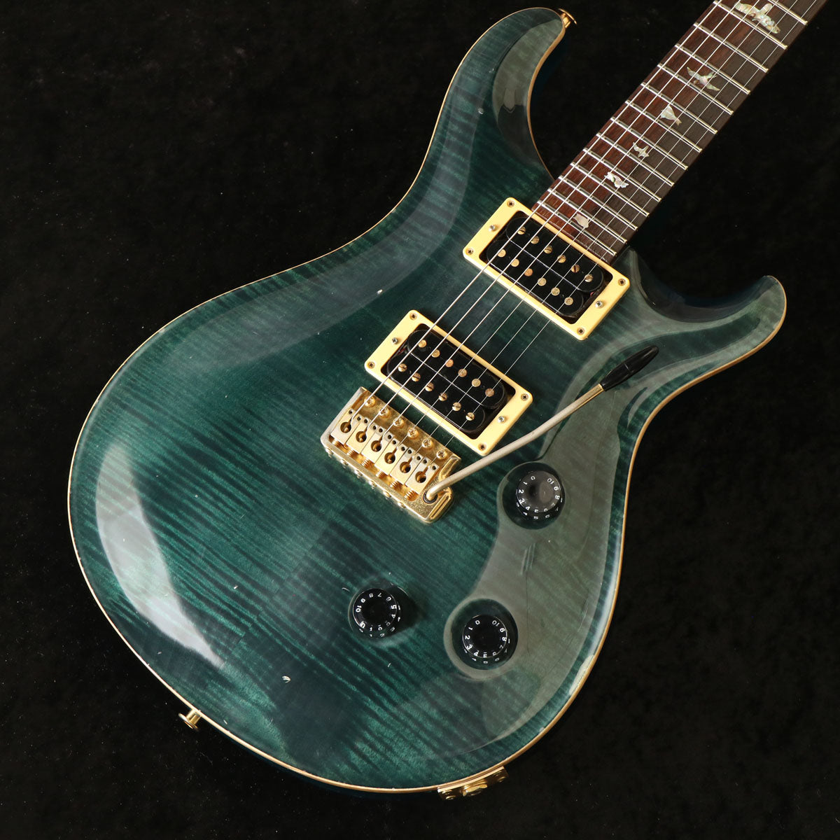 [SN 0 46238] USED Paul Reed Smith (PRS) / 2000 Custom 24 Gold Hardware Teal Black Wide Thin Neck [03]