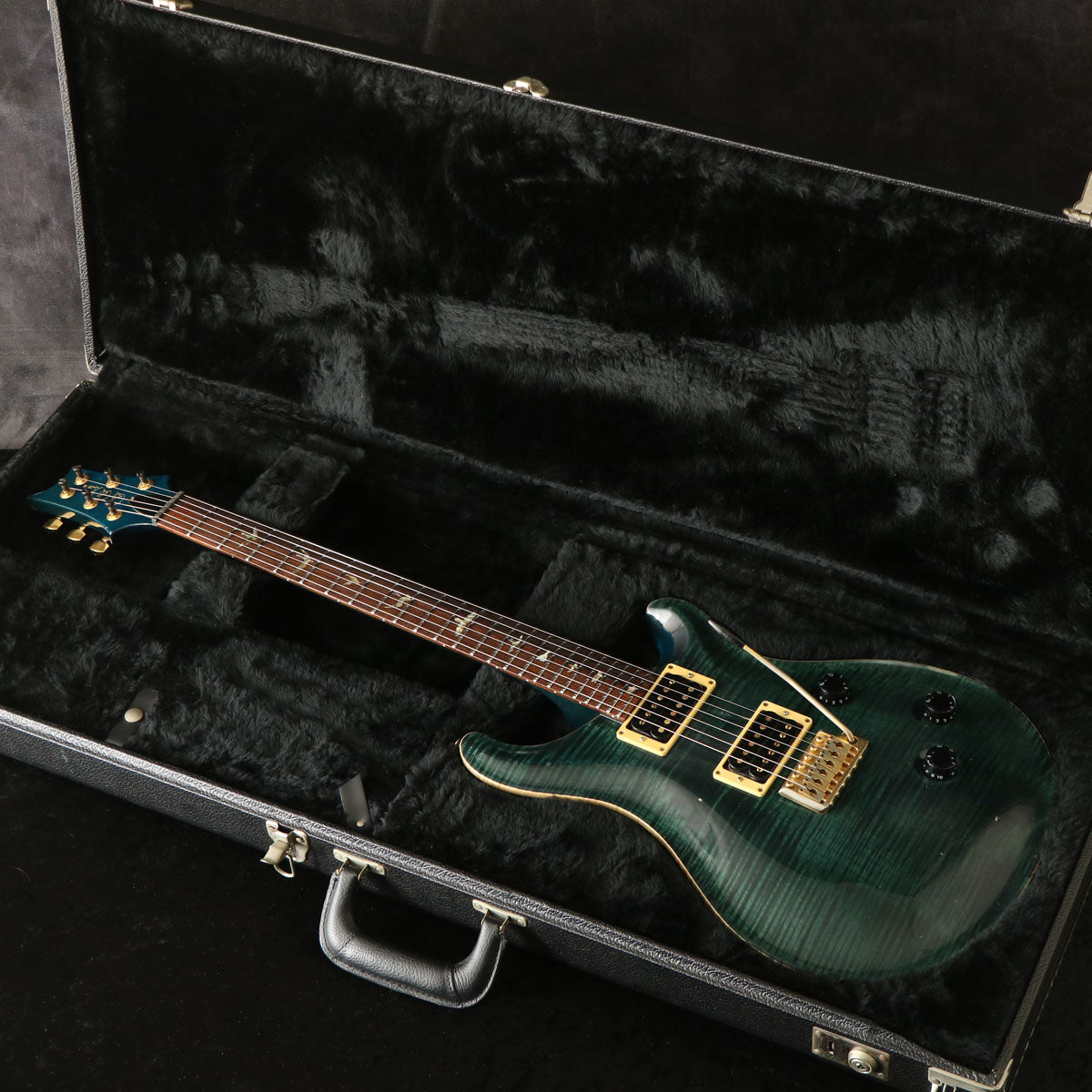 [SN 0 46238] USED Paul Reed Smith (PRS) / 2000 Custom 24 Gold Hardware Teal Black Wide Thin Neck [03]