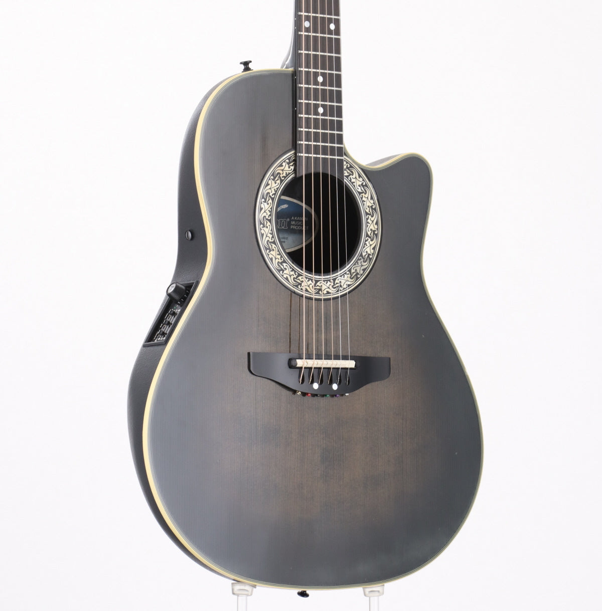 [SN 426378] USED Ovation / Pinnacle Series 3862 Transparent Ebony Satin 1992 [09]