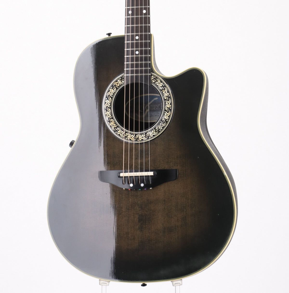 [SN 426378] USED Ovation / Pinnacle Series 3862 Transparent Ebony Satin 1992 [09]