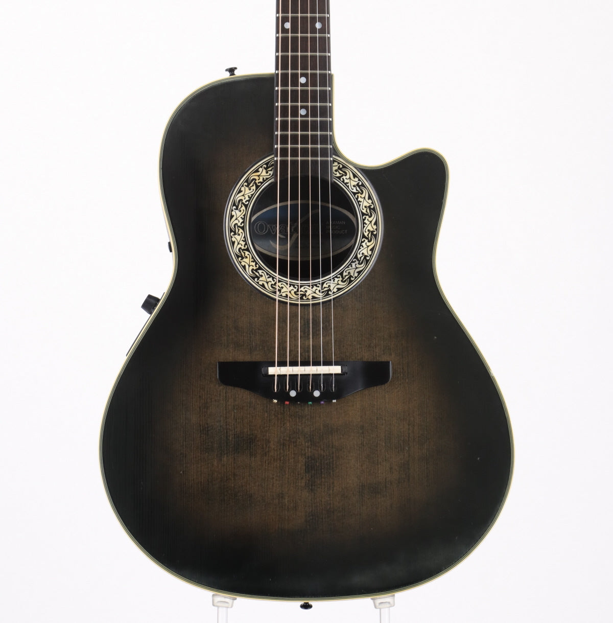 [SN 426378] USED Ovation / Pinnacle Series 3862 Transparent Ebony Satin 1992 [09]