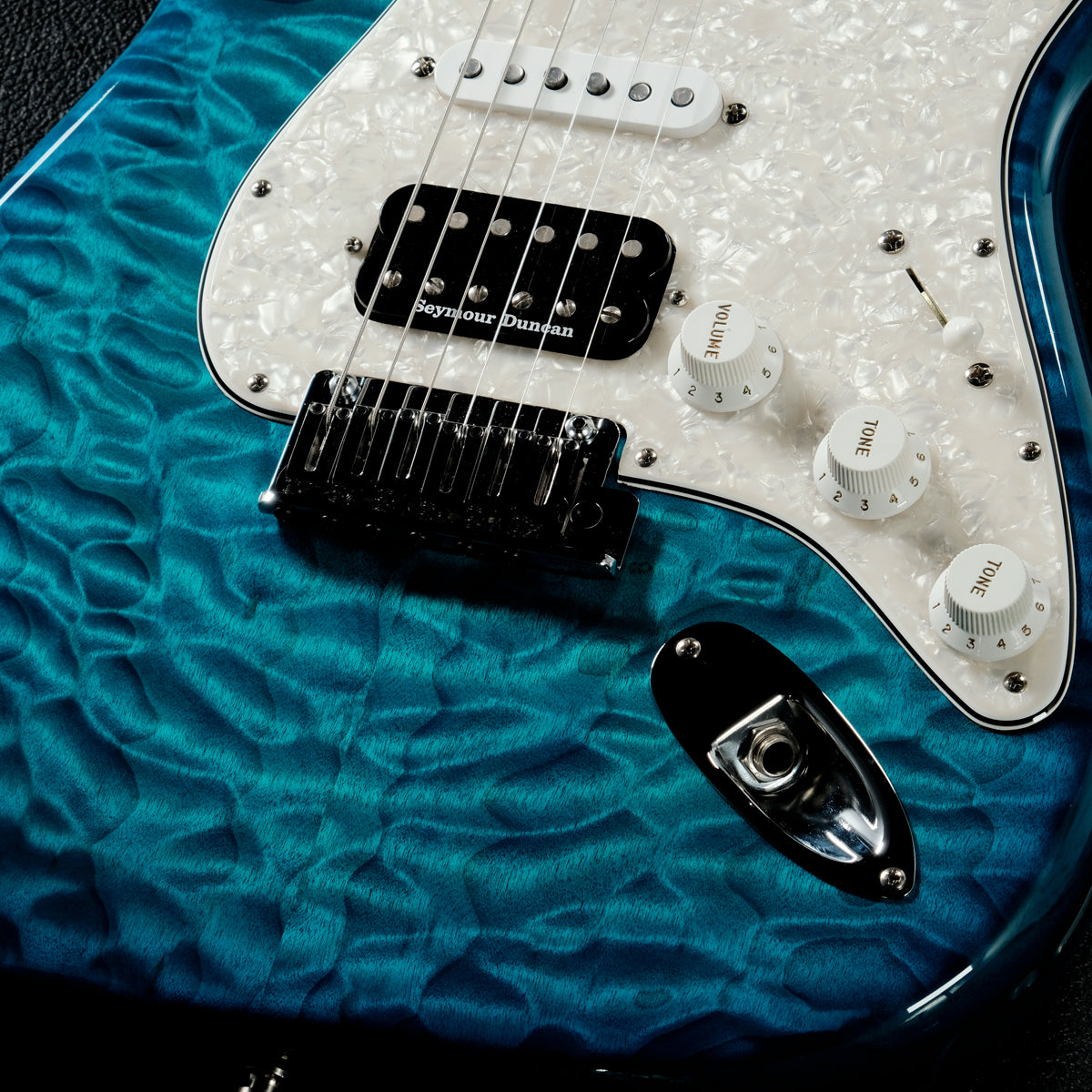 [SN CZ543467] USED Fender Custom Shop / MBS Custom QMT Stratocaster NOS Caribbean Blue Trans by Dale Wilson [05]