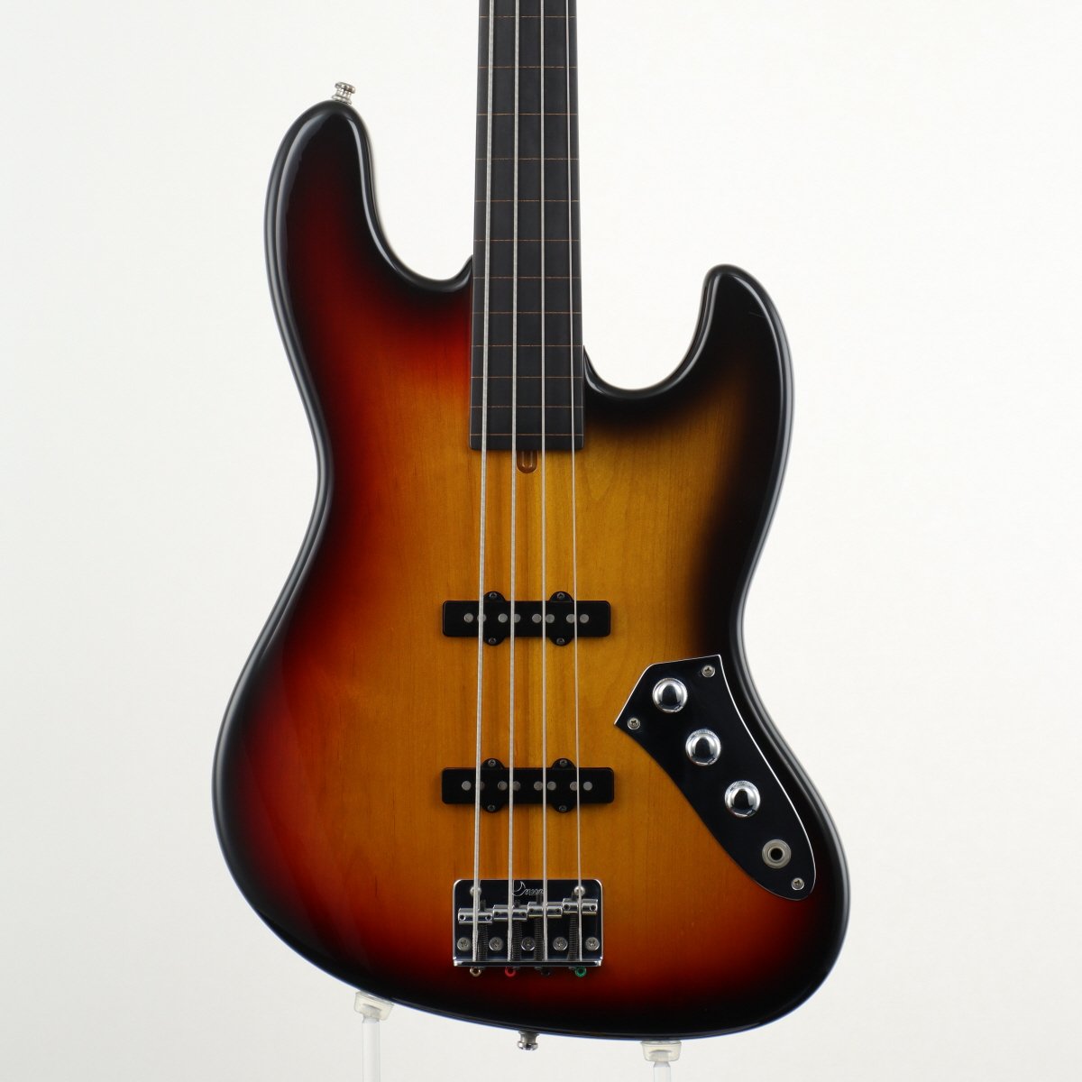 [SN 25595] USED MOON / JB-4 Fretless 3Tone Sunburst [12]