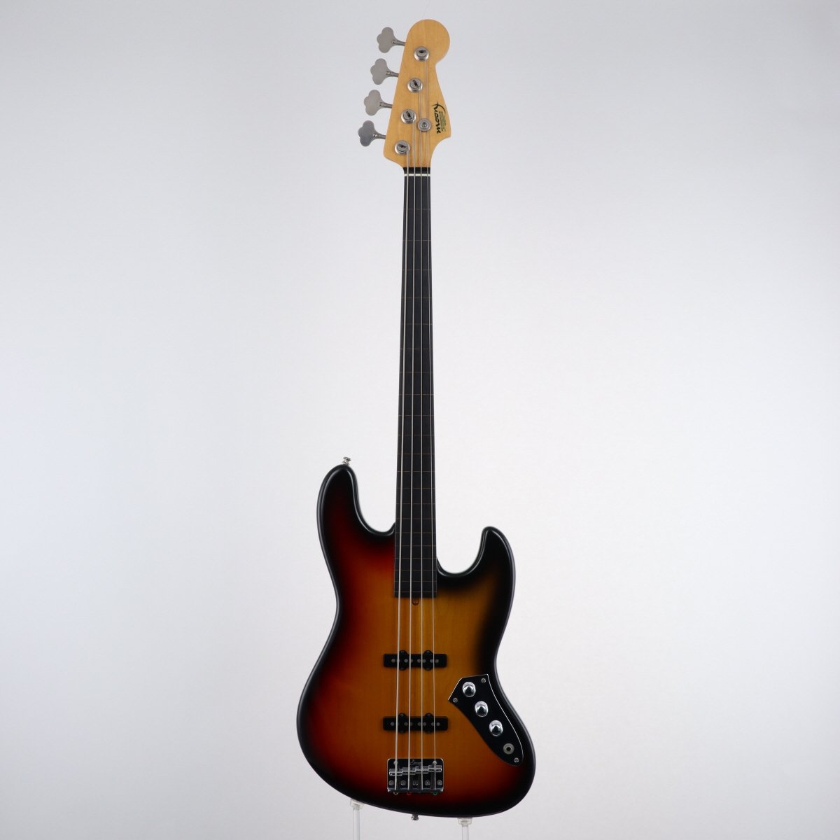 [SN 25595] USED MOON / JB-4 Fretless 3Tone Sunburst [12]