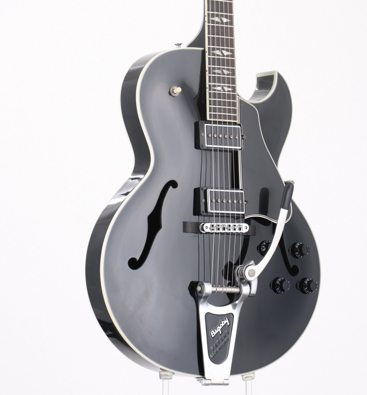 [SN ME301011] USED Gibson Memphis / ES-195 Ebony [03]