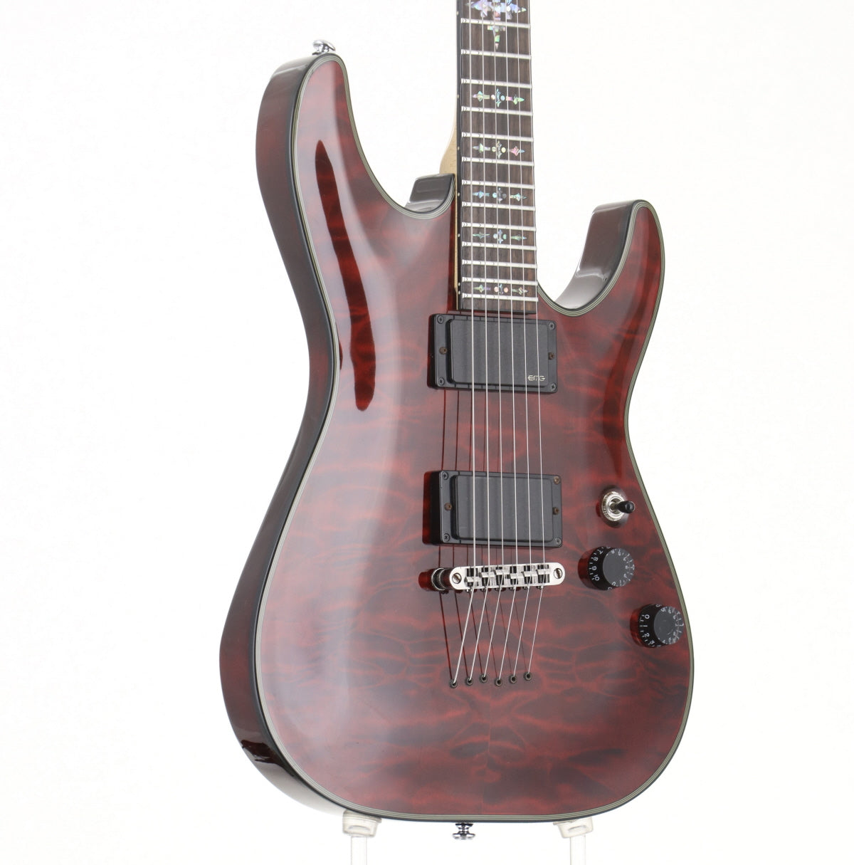 [SN W11080885] USED SCHECTER / AD-DM-EL Damien Elite Crimson Red [09]