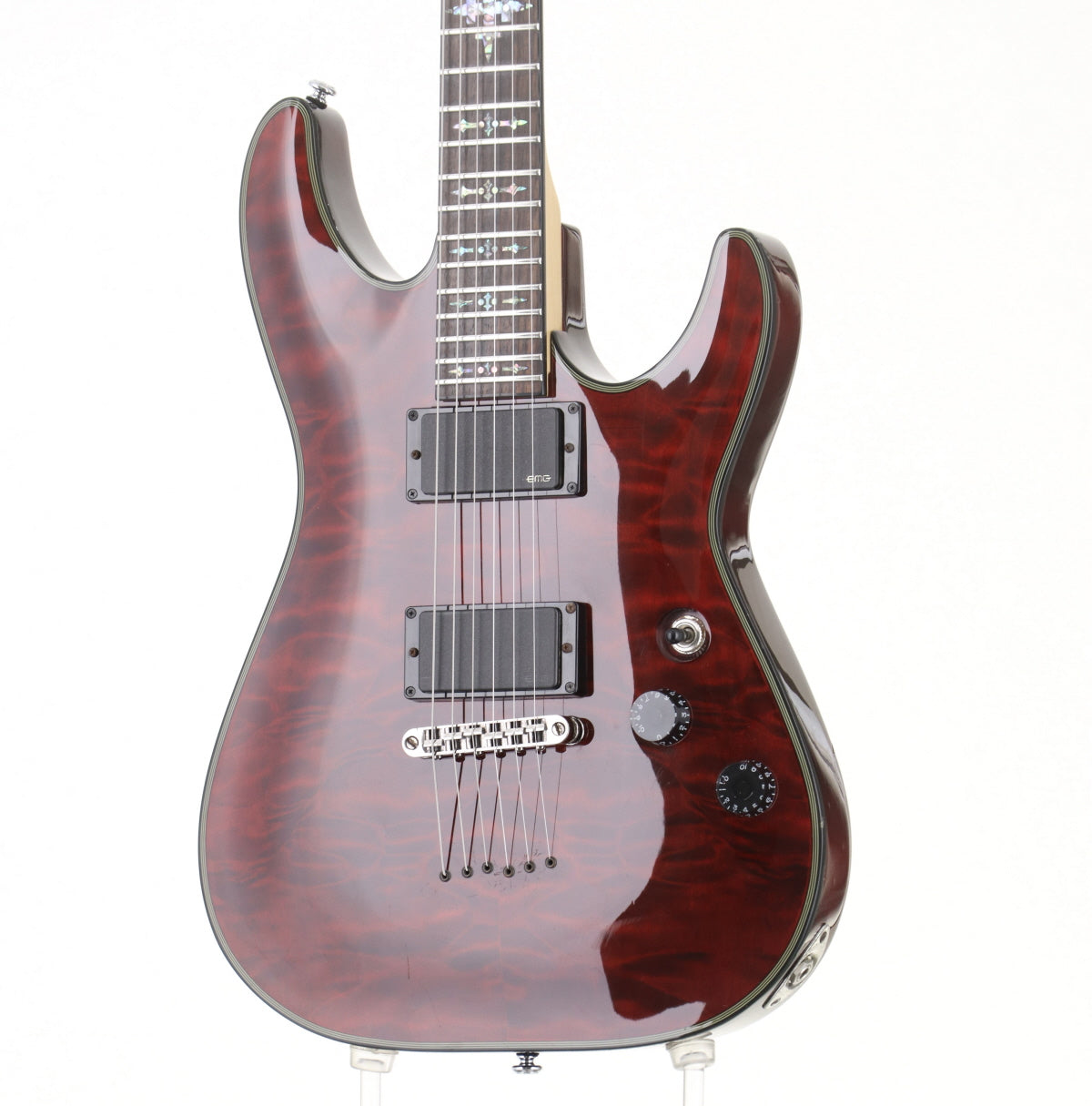 [SN W11080885] USED SCHECTER / AD-DM-EL Damien Elite Crimson Red [09]