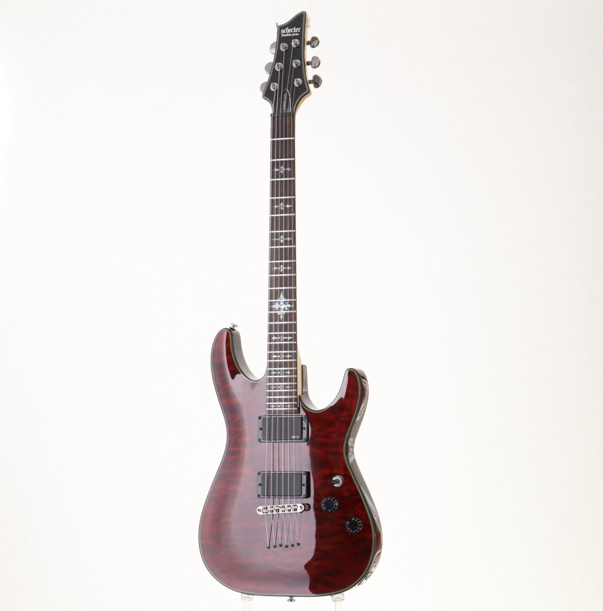 [SN W11080885] USED SCHECTER / AD-DM-EL Damien Elite Crimson Red [09]