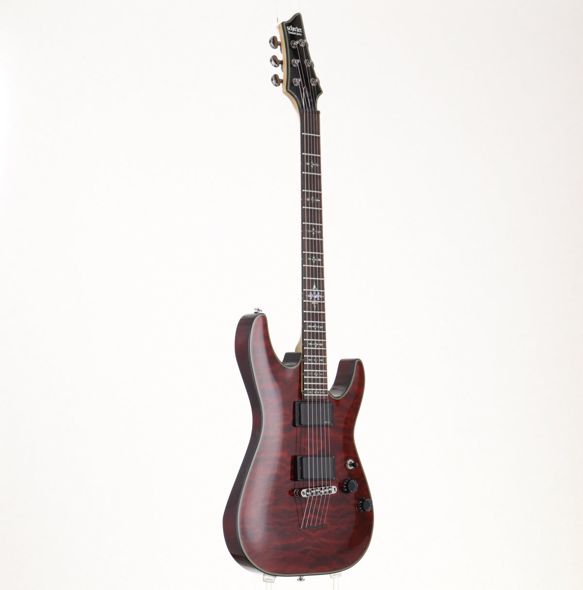 [SN W11080885] USED SCHECTER / AD-DM-EL Damien Elite Crimson Red [09]